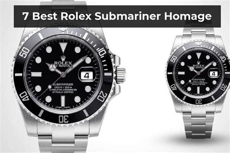 best rolex homage watch|best Rolex submariner homage watch.